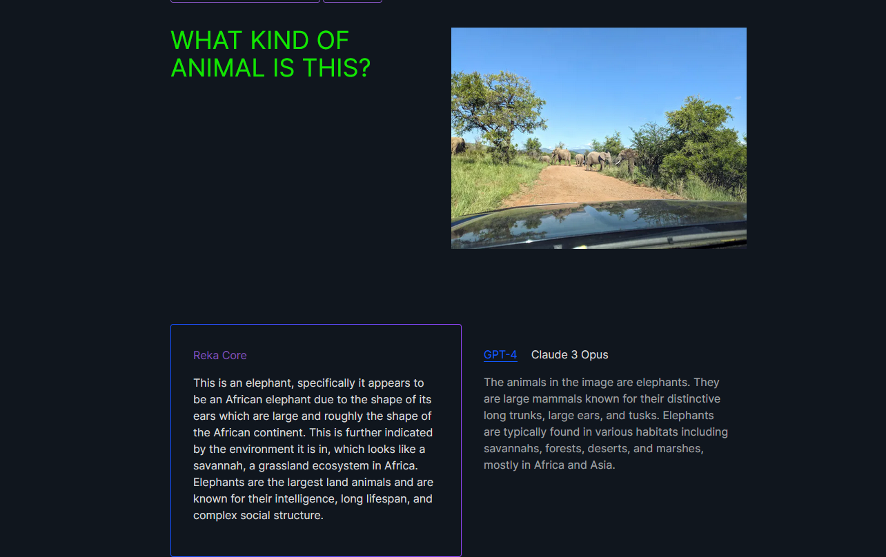 Reka Core is a competitive multimodal LLM accepting images, videos, and audio as input