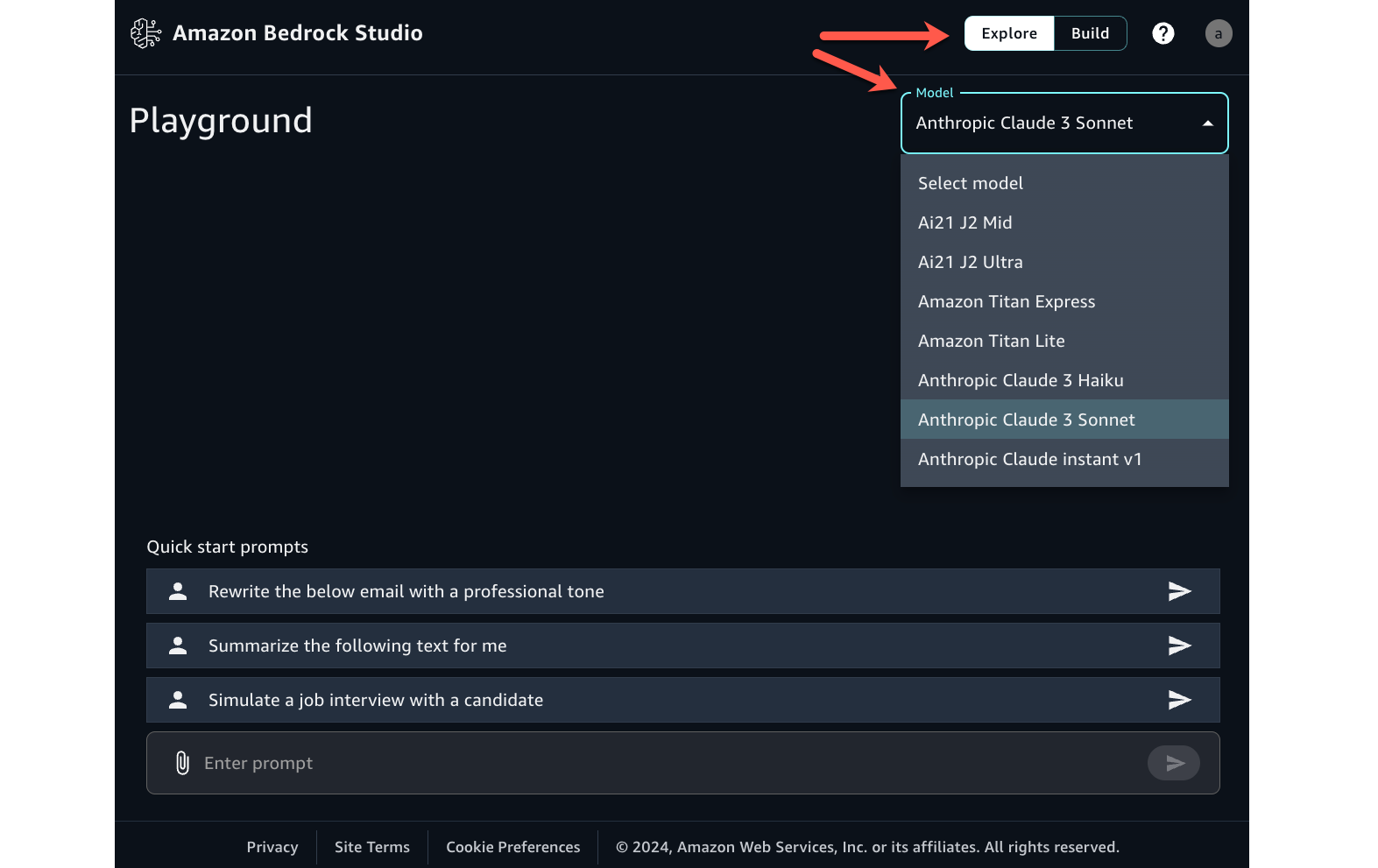 Amazon launched its Bedrock Studio preview