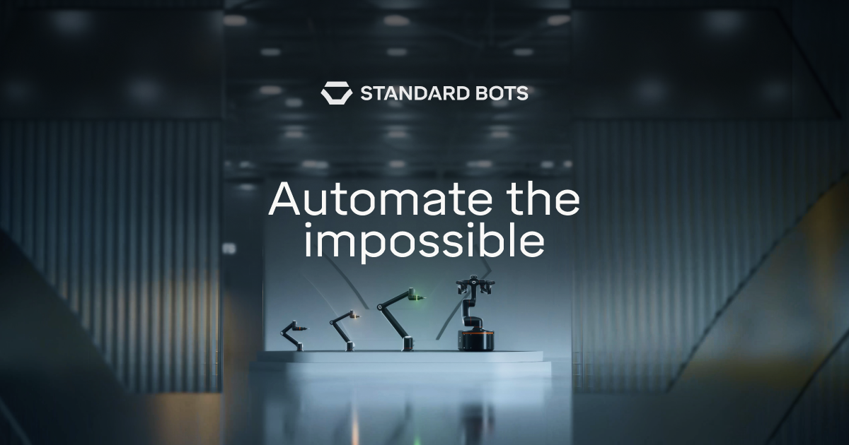 Standard Bots raises $200 million at a $1 billion valuation for U.S.-made factory robots