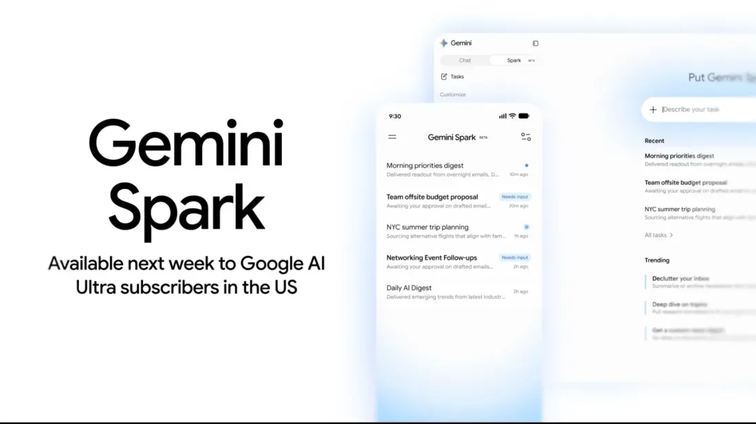 Google I/O 2026: Gemini Spark, a 24/7 AI agent that integrates into a variety of services