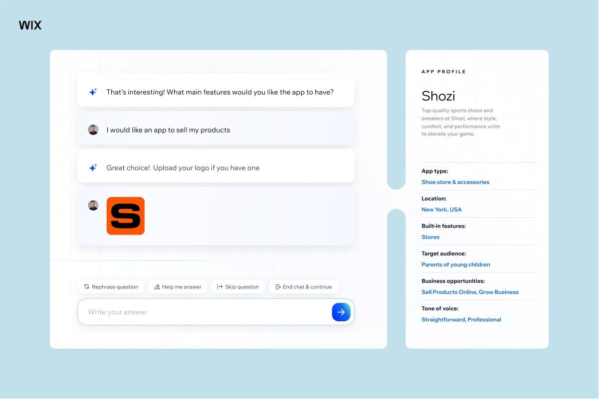 Wix is enhancing its app builder AI-assisted creation features