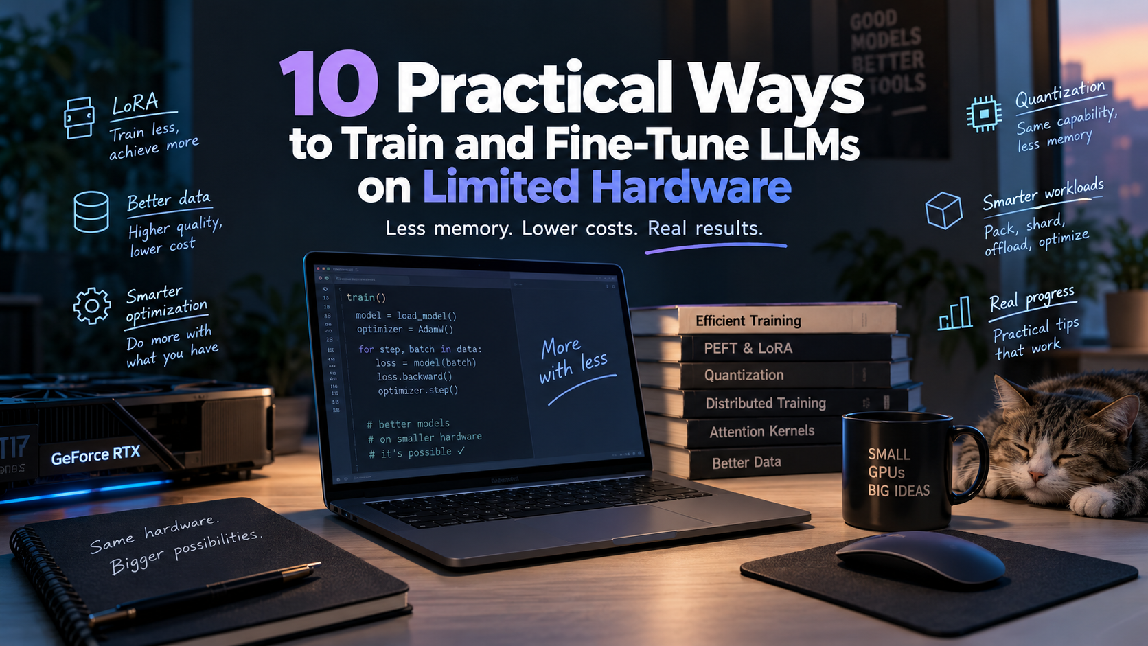 10 Practical Ways to Train and Fine-Tune LLMs on Limited Hardware in 2026