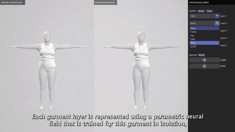 ULNeF: Untangled Layered Neural Fields for Mix-and-Match Virtual Try-On