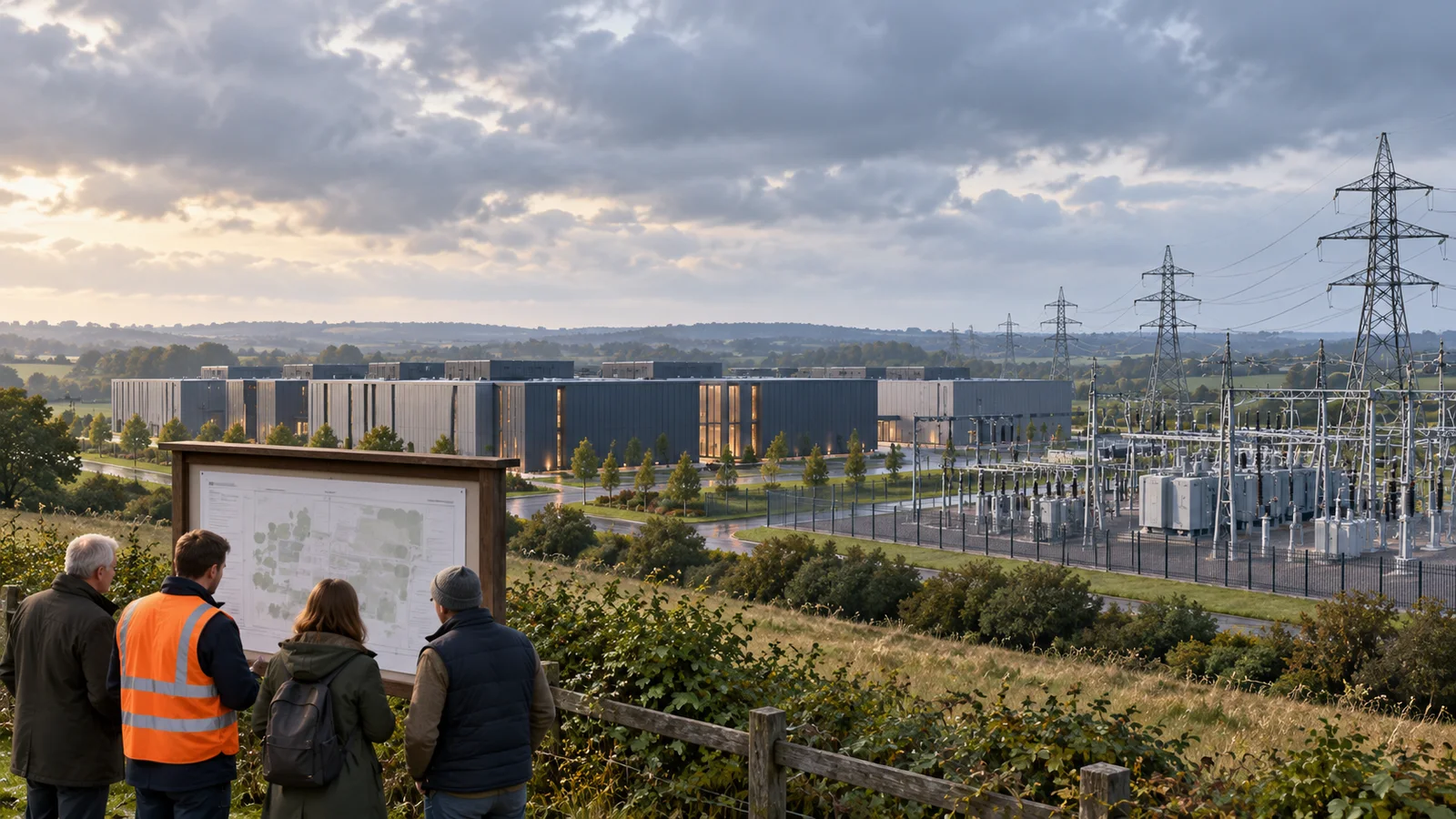 UK links strategic data-centre support to jobs and local investment