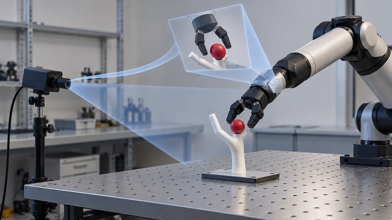 MBZUAI uses generated wrist views to help robots see through occlusion