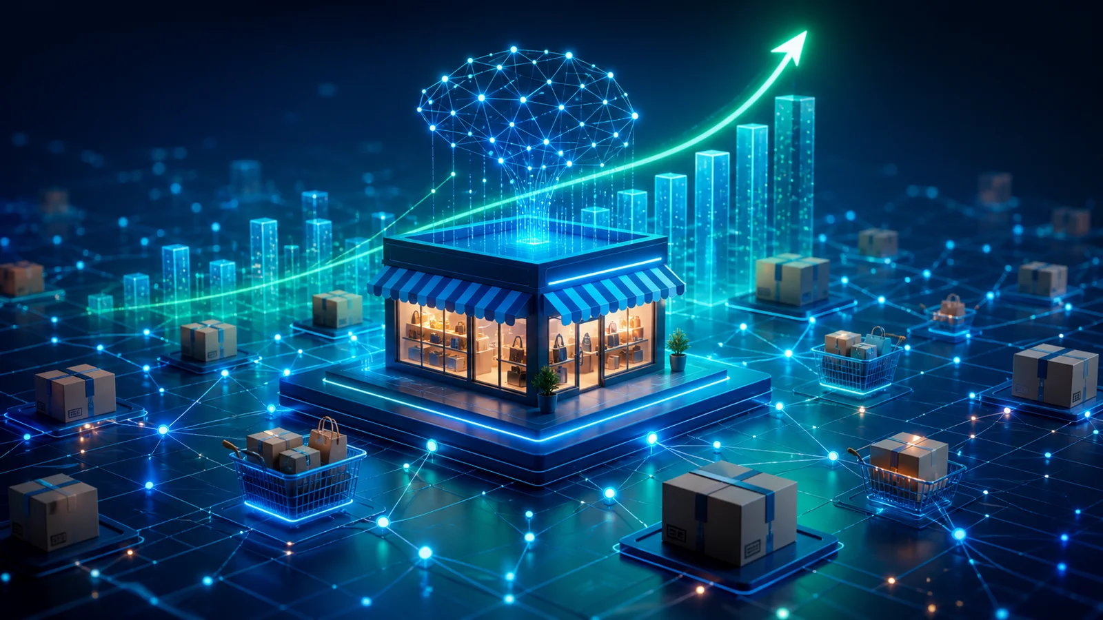 Shopify's Q2 2026 revenue jumps 34% as AI-driven orders triple, shares rise about 18%